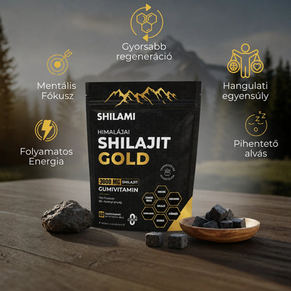 6 az 1-ben Shilajit Gumivitamin